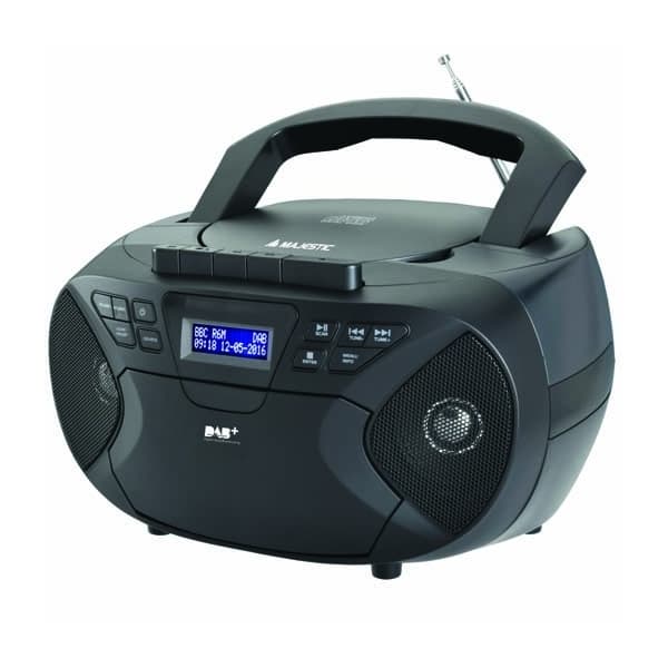 New Majestic AH-2430 DAB impianto stereo portatile Analogico DAB, DAB+, FM Nero GARANZIA ITALIA