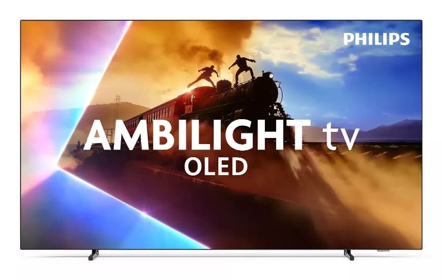Philips Ambilight 55OLED801/12 TV 139,7 cm (55") 4K Ultra HD Smart TV Wi-Fi Nero GARANZIA ITALIA