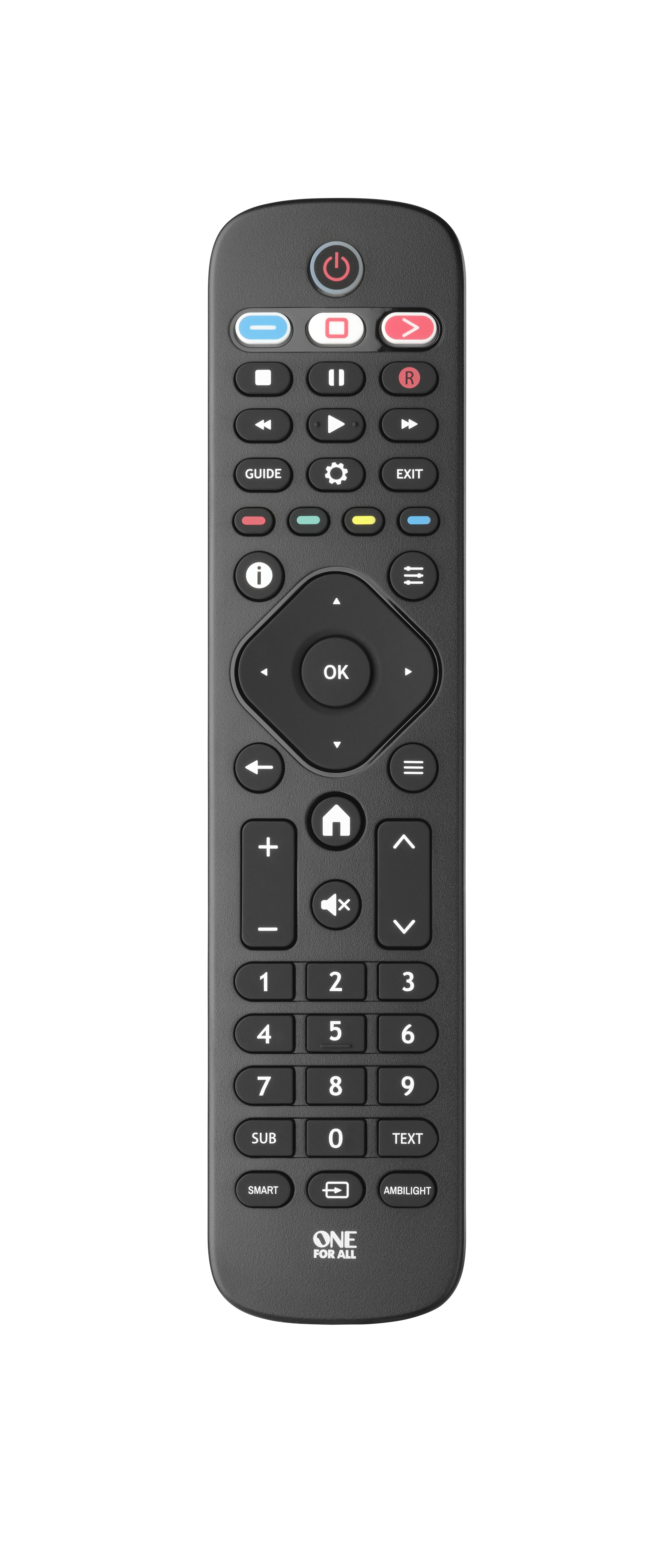 One For All TV Replacement Remotes URC4913 telecomando IR Wireless Pulsanti GARANZIA ITALIA