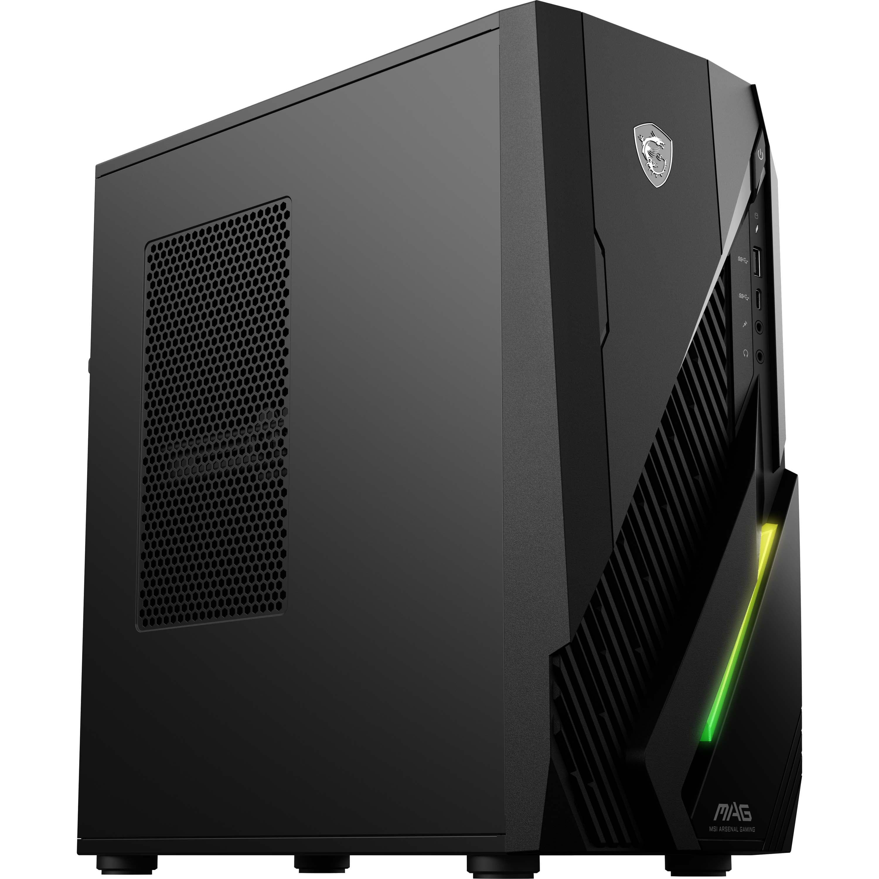 MSI MAG Infinite E1 14NVL5-104EU Intel® Core™ i5 i5-14400F 16 GB DDR5-SDRAM 1 TB SSD NVIDIA GeForce RTX 5060 Windows 11 Home Desktop PC Nero GARANZIA ITALIA