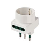 Vimar RI.00323B adattatore per presa di corrente Tipo L (IT) Bianco GARANZIA ITALIA