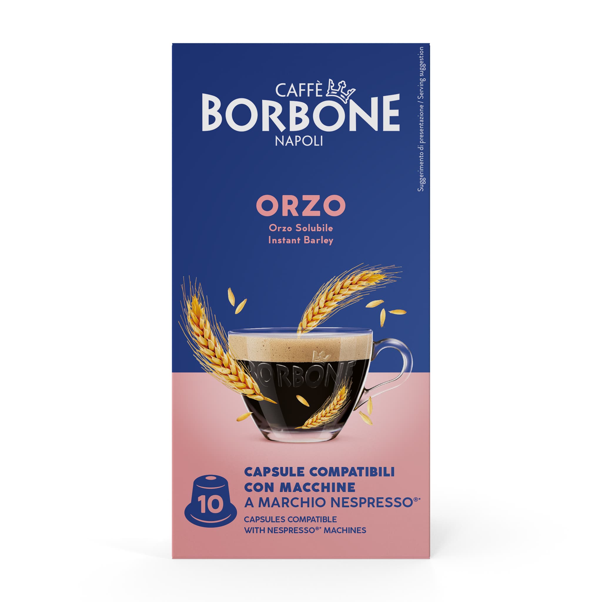 Caffè Borbone Capsule Compatibili sistema Nespresso - Orzo - 10 caps GARANZIA ITALIA