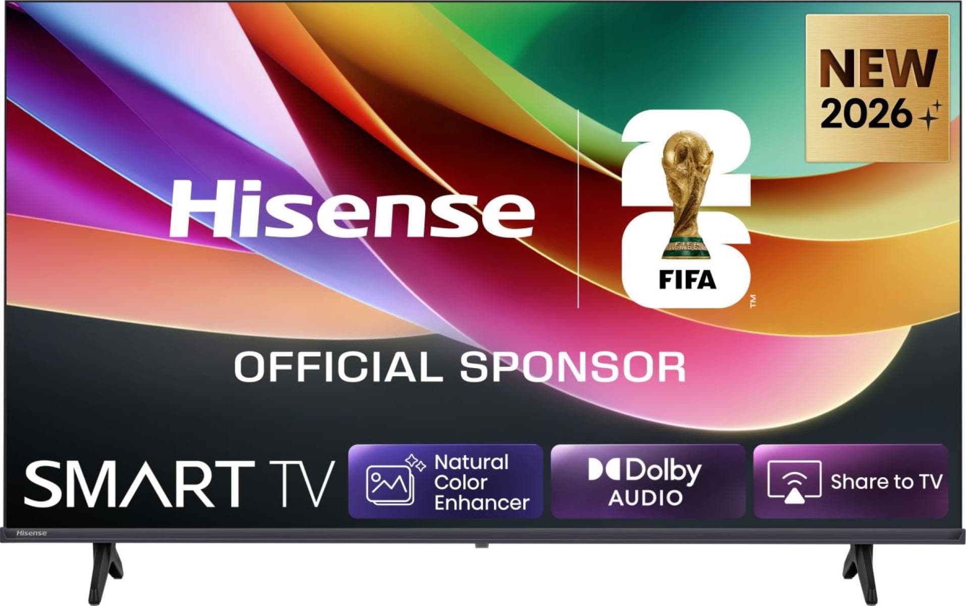 Hisense 32A49S 81,3 cm (32") HD Smart TV Wi-Fi Nero GARANZIA ITALIA
