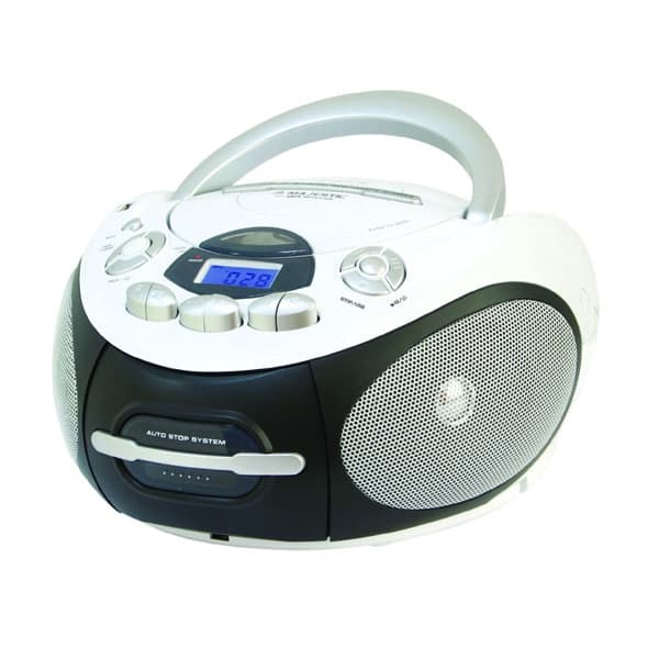 New Majestic AH-2387R MP3 USB Nero, Bianco Lettore CD personale GARANZIA ITALIA