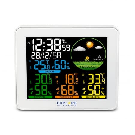 Explore Scientific OXS058 stazione meteorologica digitale Bianco Batteria GARANZIA ITALIA