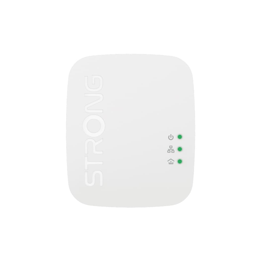 Strong POWERLWF1000DUOMINI adattatore di rete PowerLine 1000 Mbit/s Collegamento ethernet LAN Wi-Fi Bianco 2 pz GARANZIA ITALIA