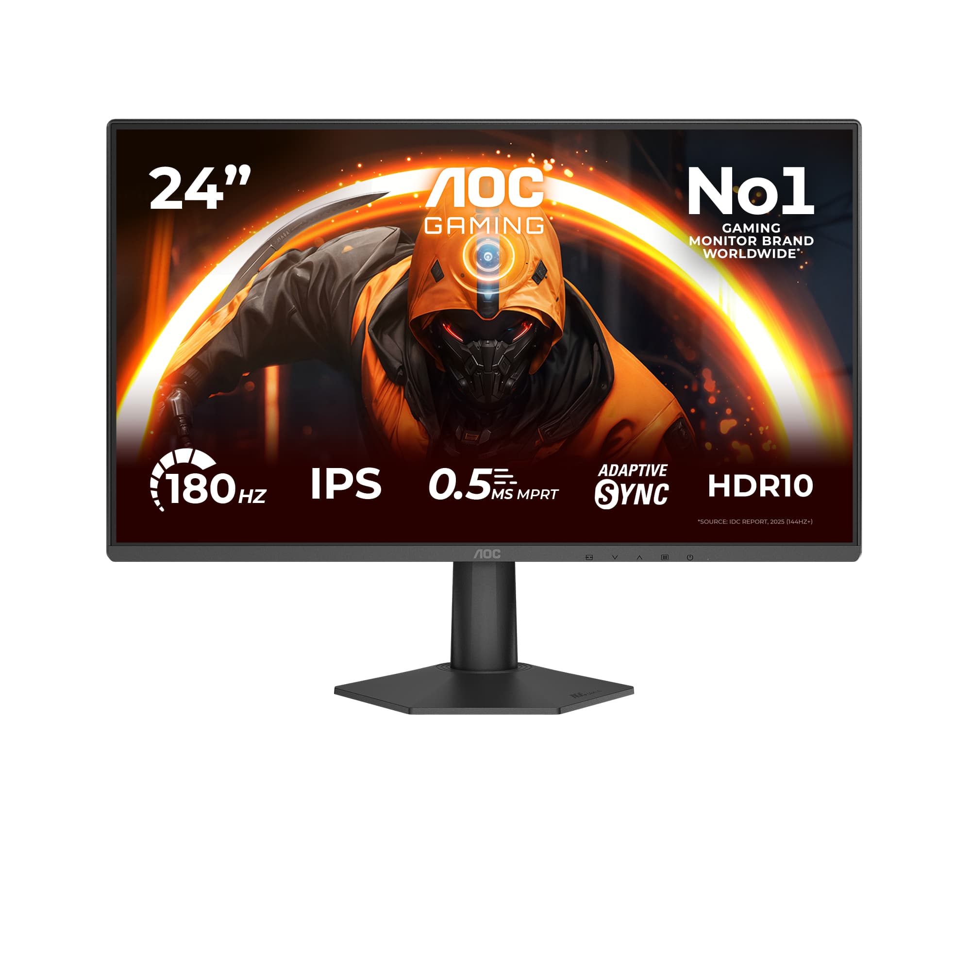 AOC 24G50F Monitor PC 60,5 cm (23.8") 1920 x 1080 Pixel Full HD LED Nero GARANZIA ITALIA
