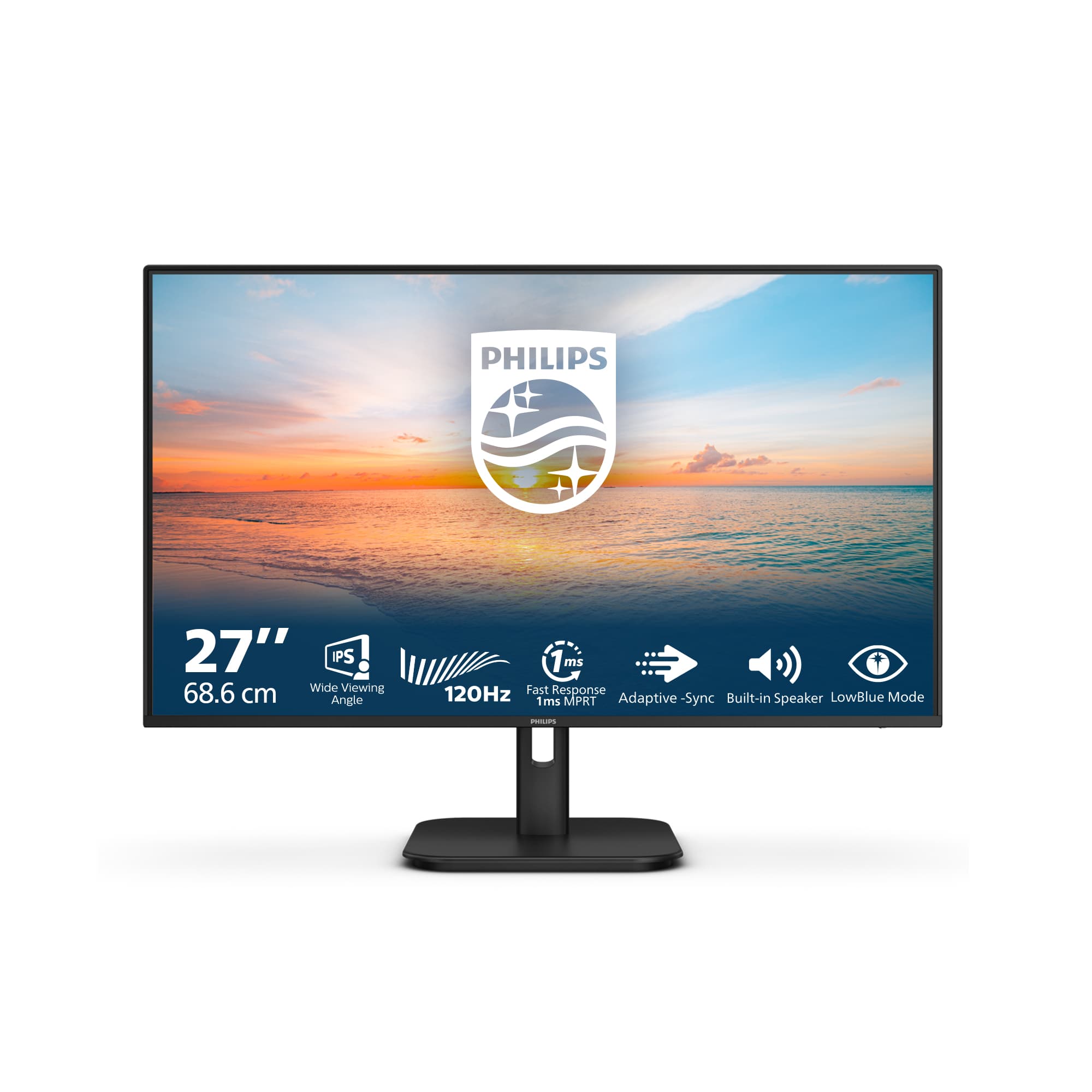 Philips 27E1N1200A/00 Monitor PC 68,6 cm (27") 1920 x 1080 Pixel Full HD LCD Nero GARANZIA ITALIA