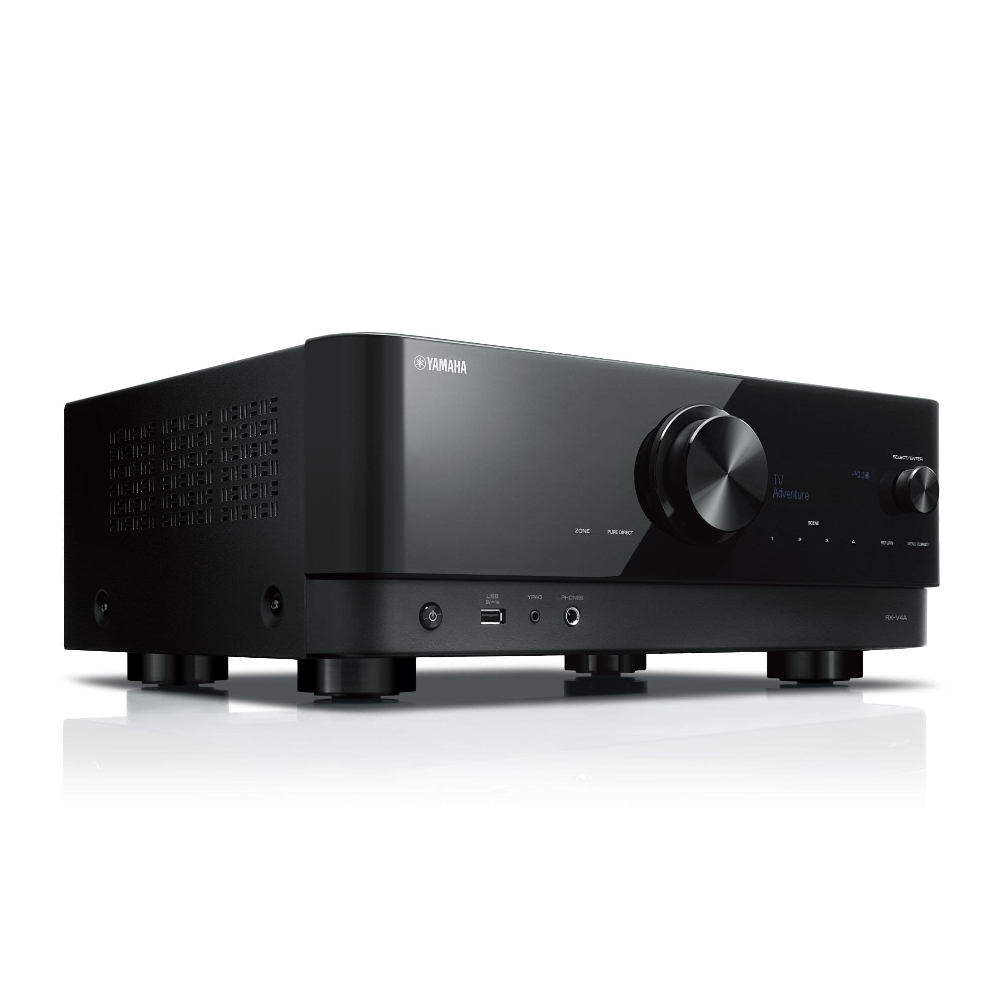 Yamaha RX-V4A 80 W 5.2 canali Surround Compatibilità 3D Nero GARANZIA ITALIA