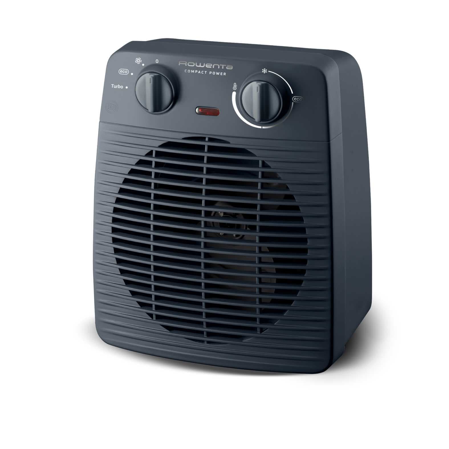 Rowenta Compact Power SO2211F0 stufetta elettrica Interno Blu 2000 W Riscaldatore ambiente elettrico con ventilatore GARANZIA ITALIA