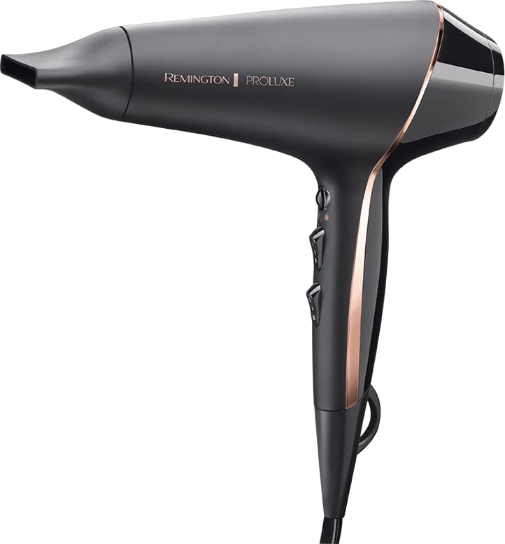 Remington PROLuxe Midnight Edition asciuga capelli 2400 W Nero, Oro GARANZIA ITALIA