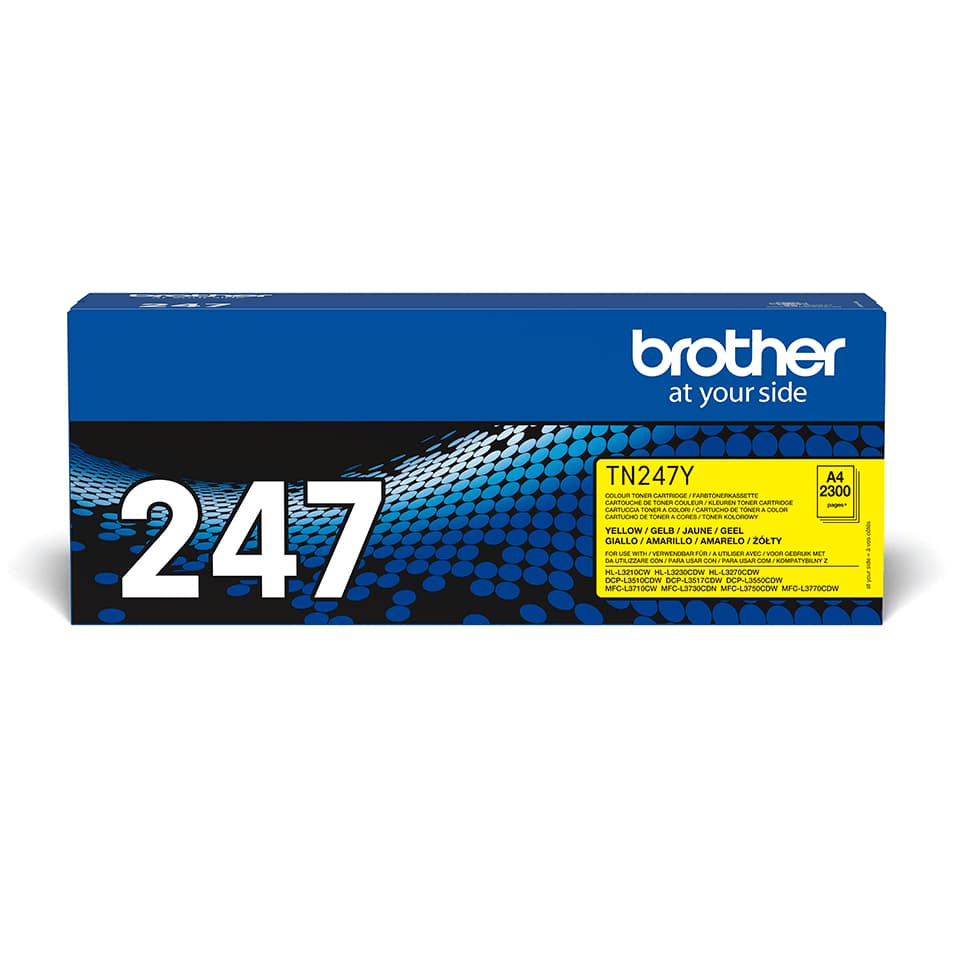 Brother TN-247Y cartuccia toner 1 pz Originale Giallo GARANZIA ITALIA