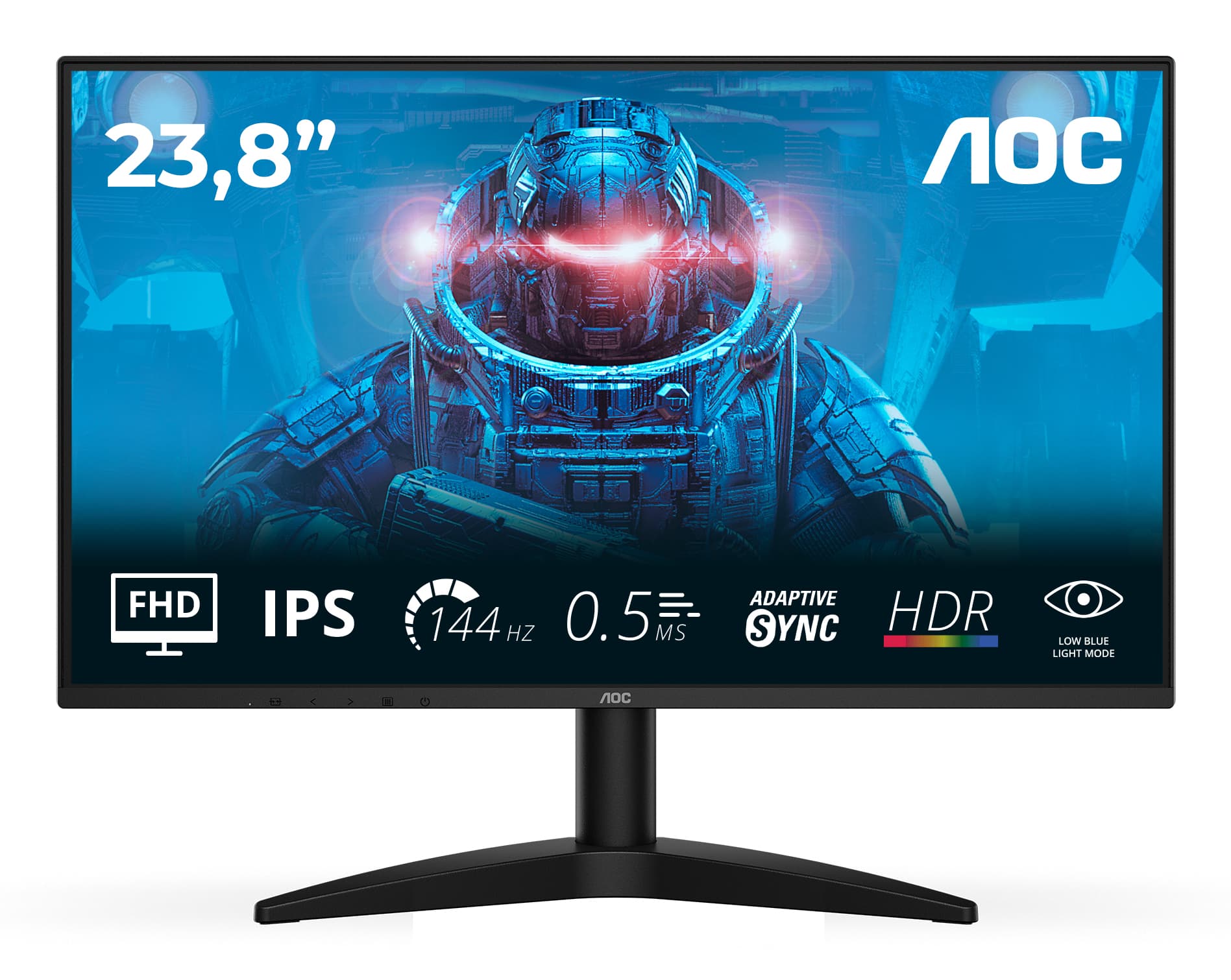 AOC B3 24B36X Monitor PC 60,5 cm (23.8") 1920 x 1080 Pixel Full HD LED Nero GARANZIA ITALIA