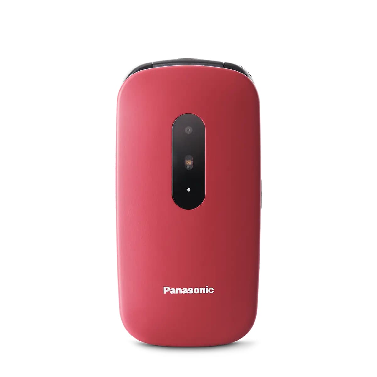 Panasonic KX-TU446EXR - Telefono per anziani a conchiglia, facile da usare, display leggibile, rosso GARANZIA ITALIA