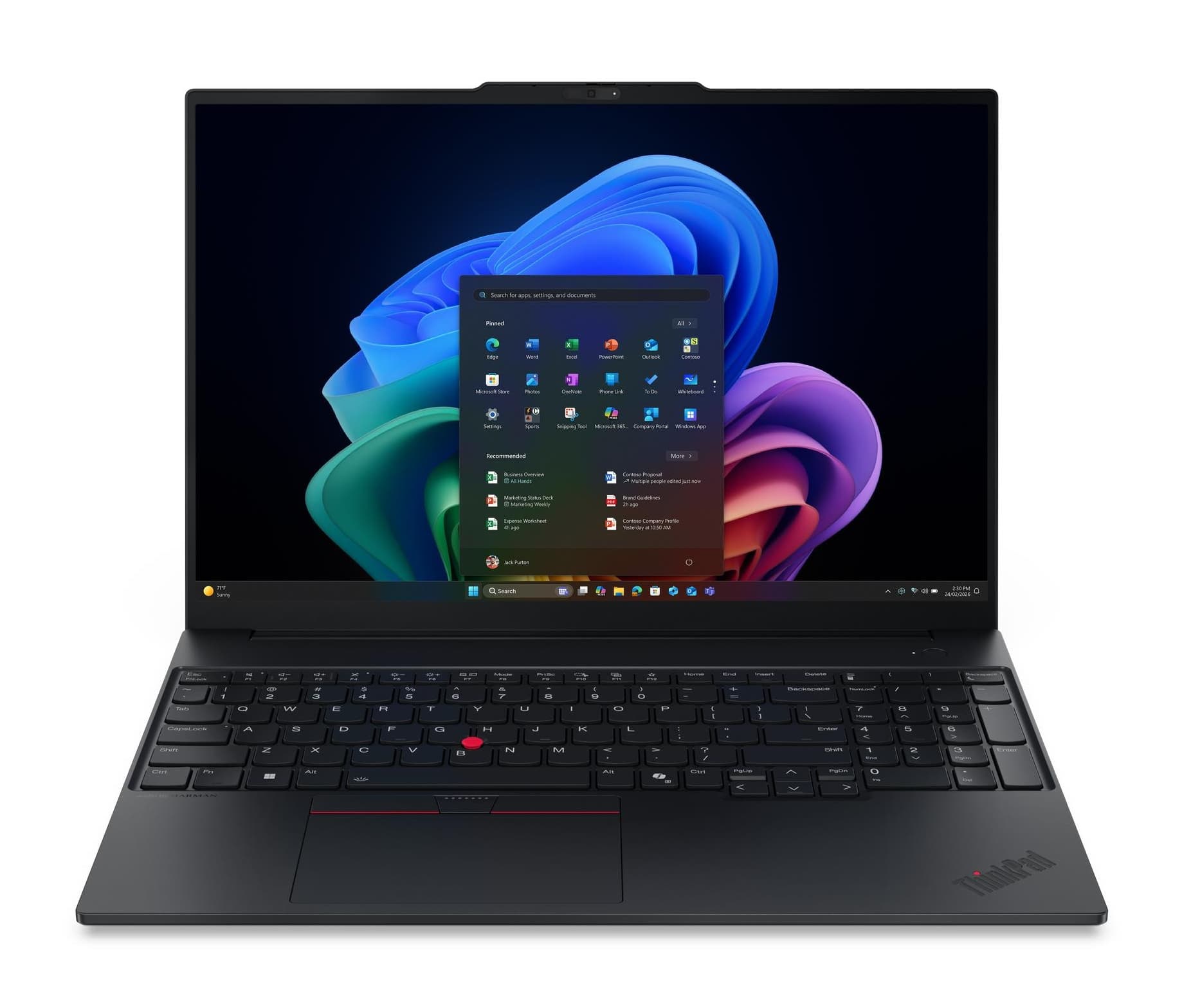 Lenovo ThinkPad E16 Gen 4 (Intel) Copilot+ PC Intel Core Ultra 5 325 Computer portatile 40,6 cm (16") WUXGA 16 GB DDR5-SDRAM 512 GB SSD Wi-Fi 7 (802.11be) Windows 11 Pro Nero Italiano GARANZIA ITALIA