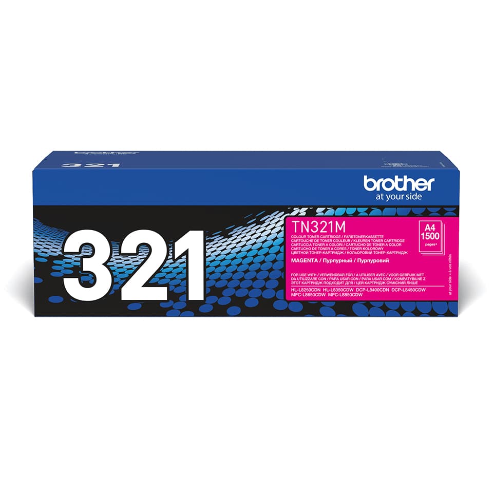 Brother TN-321M cartuccia toner 1 pz Originale Magenta GARANZIA ITALIA
