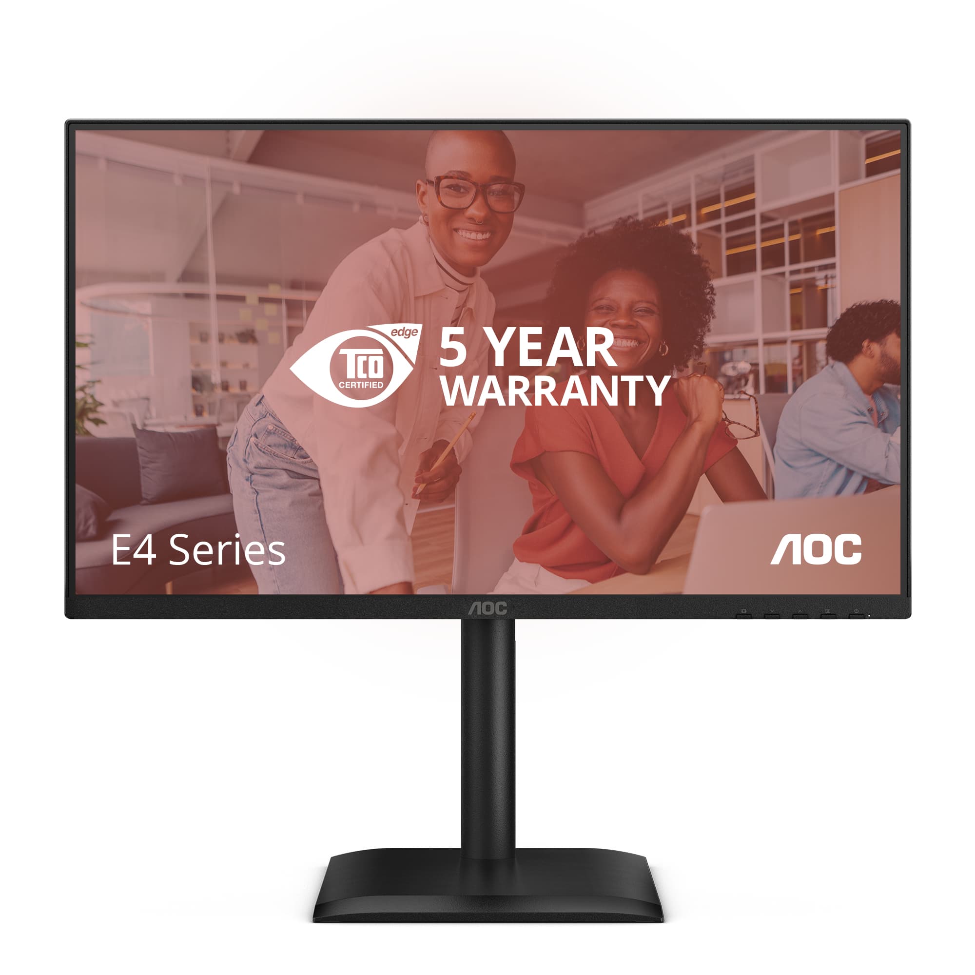 AOC 24E4U Monitor PC 60,5 cm (23.8") 1920 x 1080 Pixel Full HD LED Nero GARANZIA ITALIA