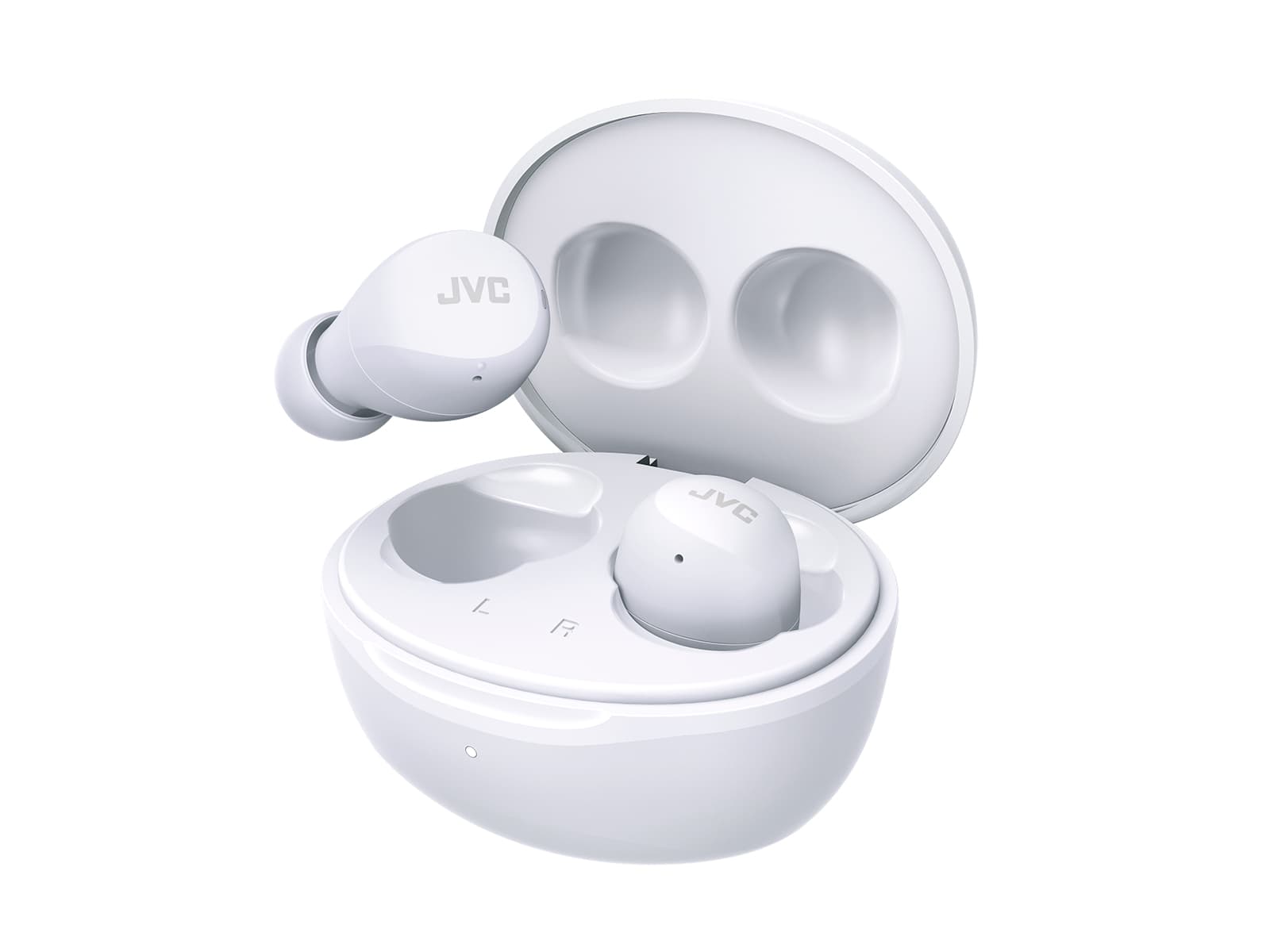 JVC HA-A6T Auricolare True Wireless Stereo (TWS) In-ear Musica e Chiamate Bluetooth Bianco GARANZIA ITALIA