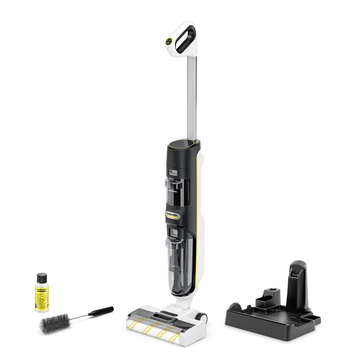Kärcher FCV 4 Aspirapolvere 3-in-1 Batteria Secco e bagnato Senza sacchetto 180 W Nero, Bianco GARANZIA ITALIA