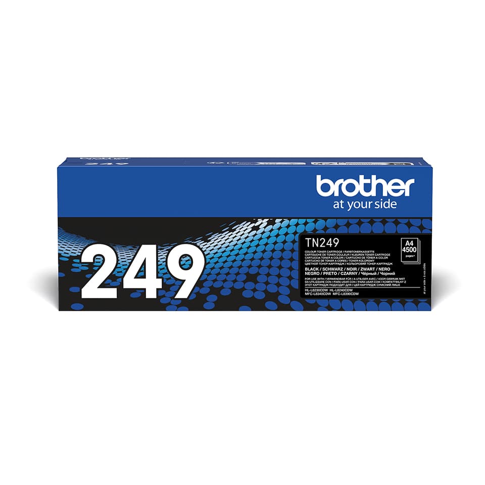 Brother TN-249BK cartuccia toner 1 pz Originale Nero GARANZIA ITALIA