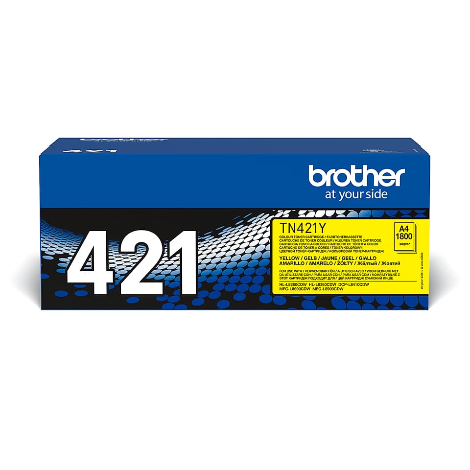 Brother TN-421Y cartuccia toner 1 pz Originale Giallo GARANZIA ITALIA