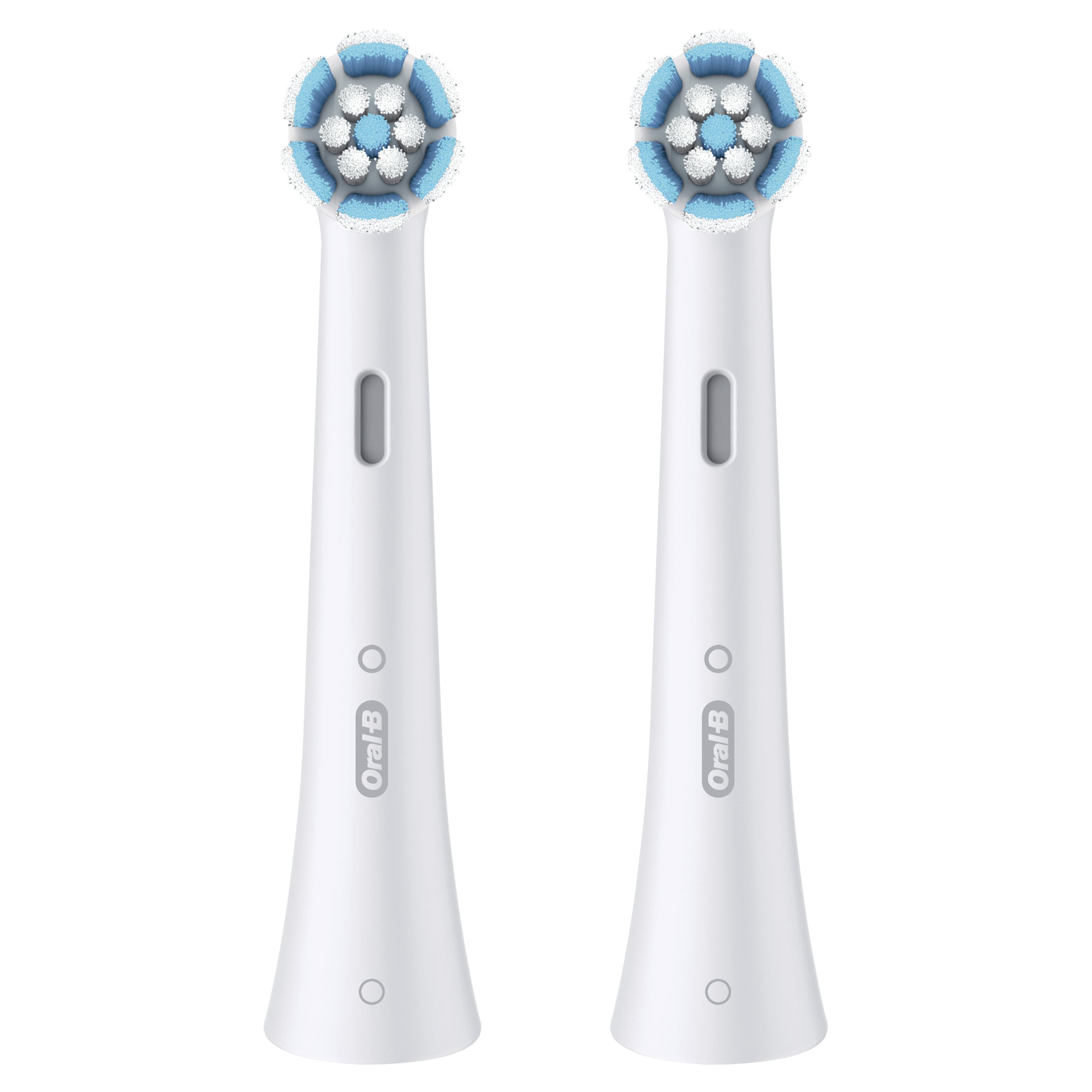 Oral-B Testine di Ricambio iO Series Gentle Care Bianche, Testine Rotonde Originali, per Gengive Sensibili, 2 Testine GARANZIA ITALIA