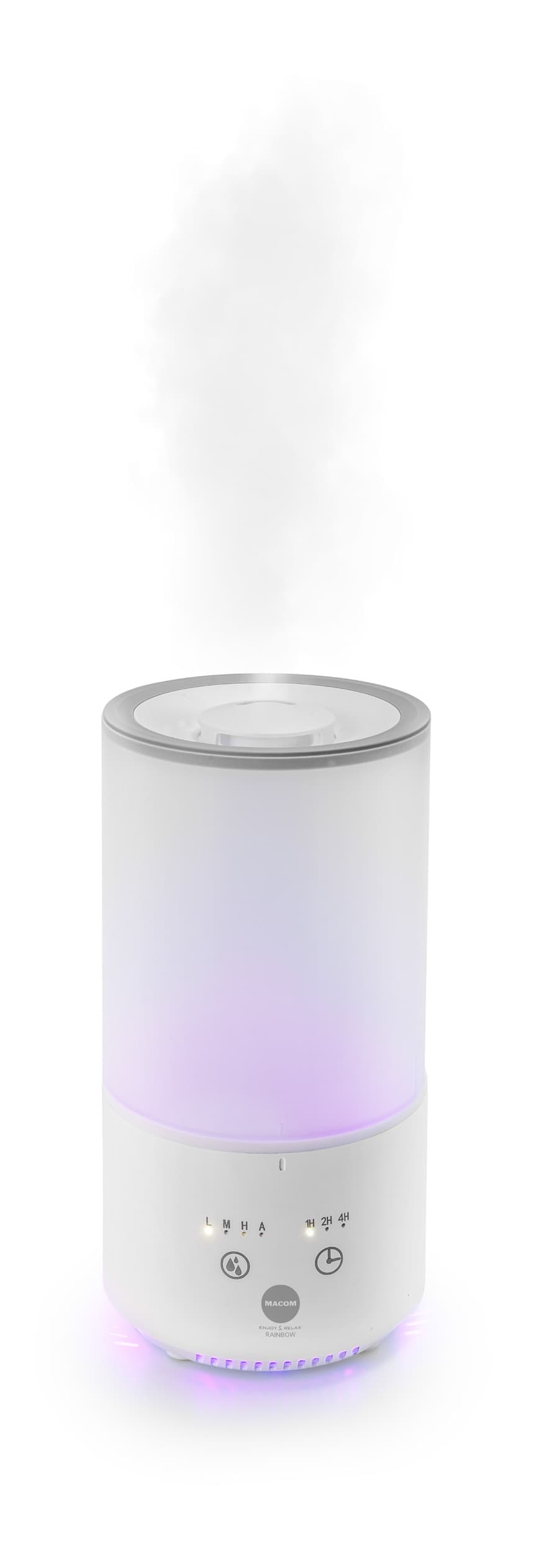 Macom Enjoy & Relax Rainbow umidificatore Ultrasonico 1 L Bianco 18 W GARANZIA ITALIA