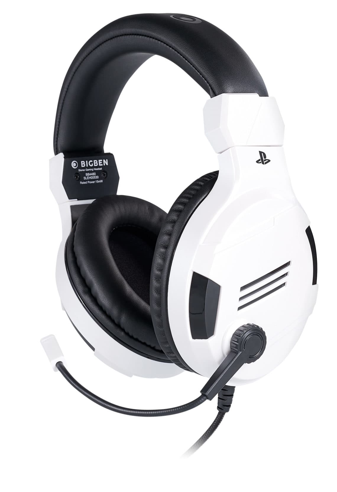 BIG BEN PS4OFHEADSETV3WHITE cuffia e auricolare Cablato A Padiglione Gaming Nero, Bianco GARANZIA ITALIA