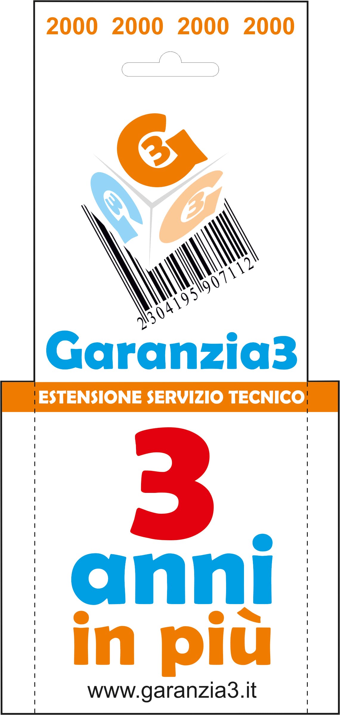 Business Company Garanzia3 2000 EUR, 3y 1 licenza/e 3 anno/i GARANZIA ITALIA