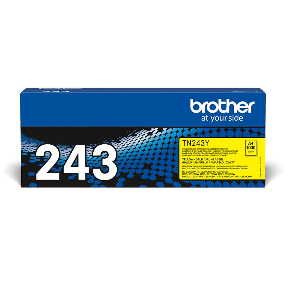 Brother TN-243Y cartuccia toner 1 pz Originale Giallo GARANZIA ITALIA