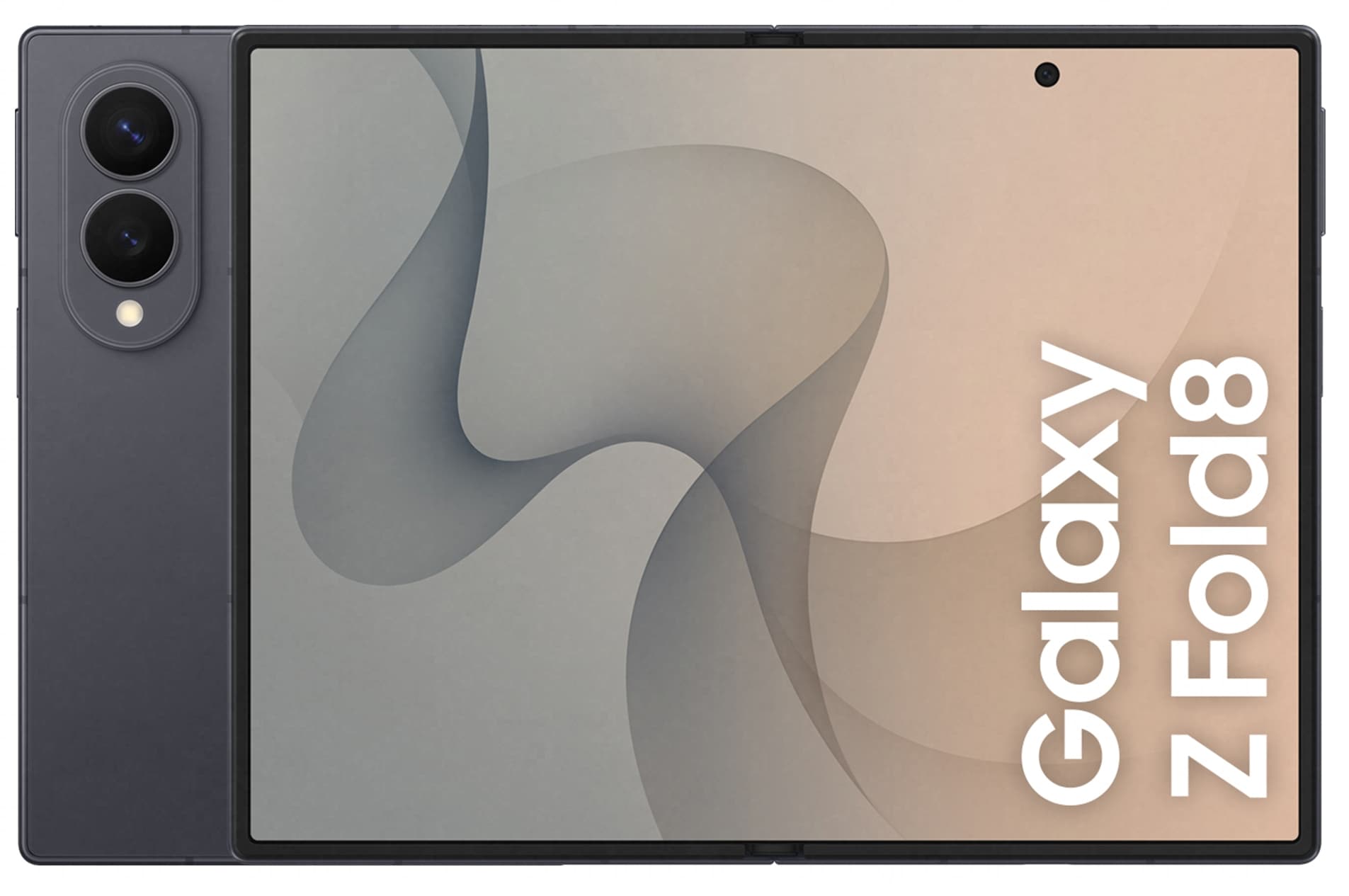 Samsung Galaxy Z Fold8 , 256GB, Graphite, Nuovo formato, Rapporto Display Esterno 10:16  Interno 4:3, Processore Potente, 4800 mAh, RAM 12GB, Camera 50MP, Now Nudge, Assistente Foto GARANZIA ITALIA