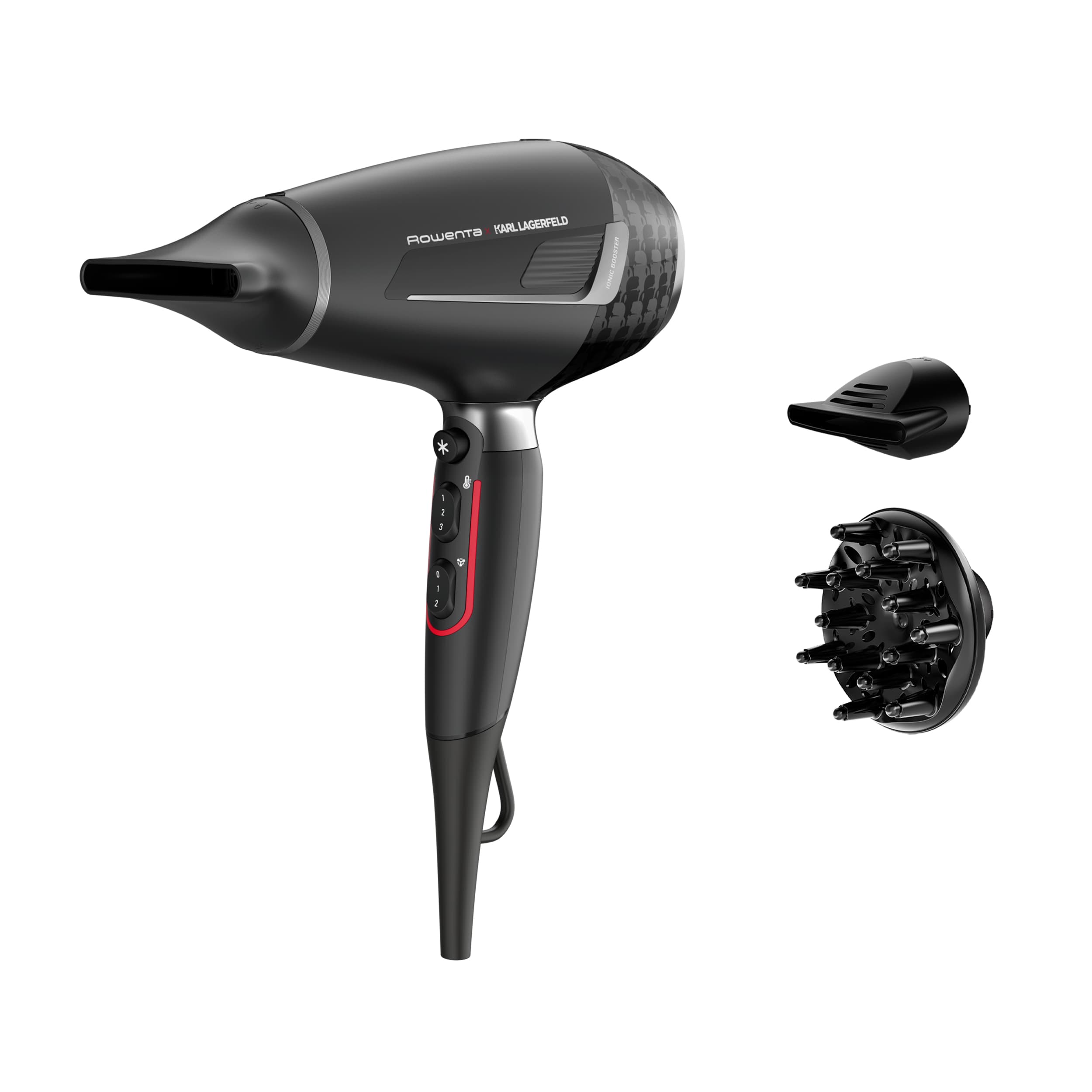 Rowenta K/Pro Stylist CV887L asciuga capelli 2200 W Nero GARANZIA ITALIA