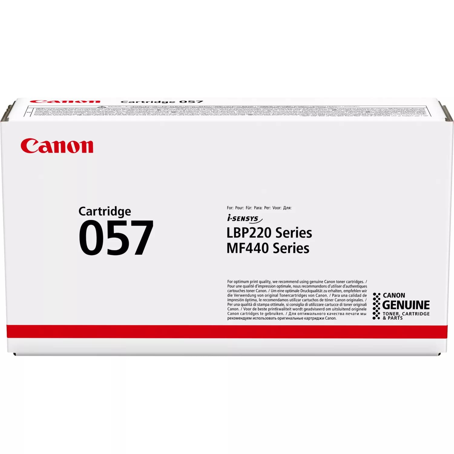 Canon 057 cartuccia toner 1 pz Originale Nero GARANZIA ITALIA