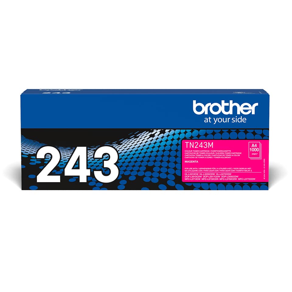 Brother TN-243M cartuccia toner 1 pz Originale Magenta GARANZIA ITALIA