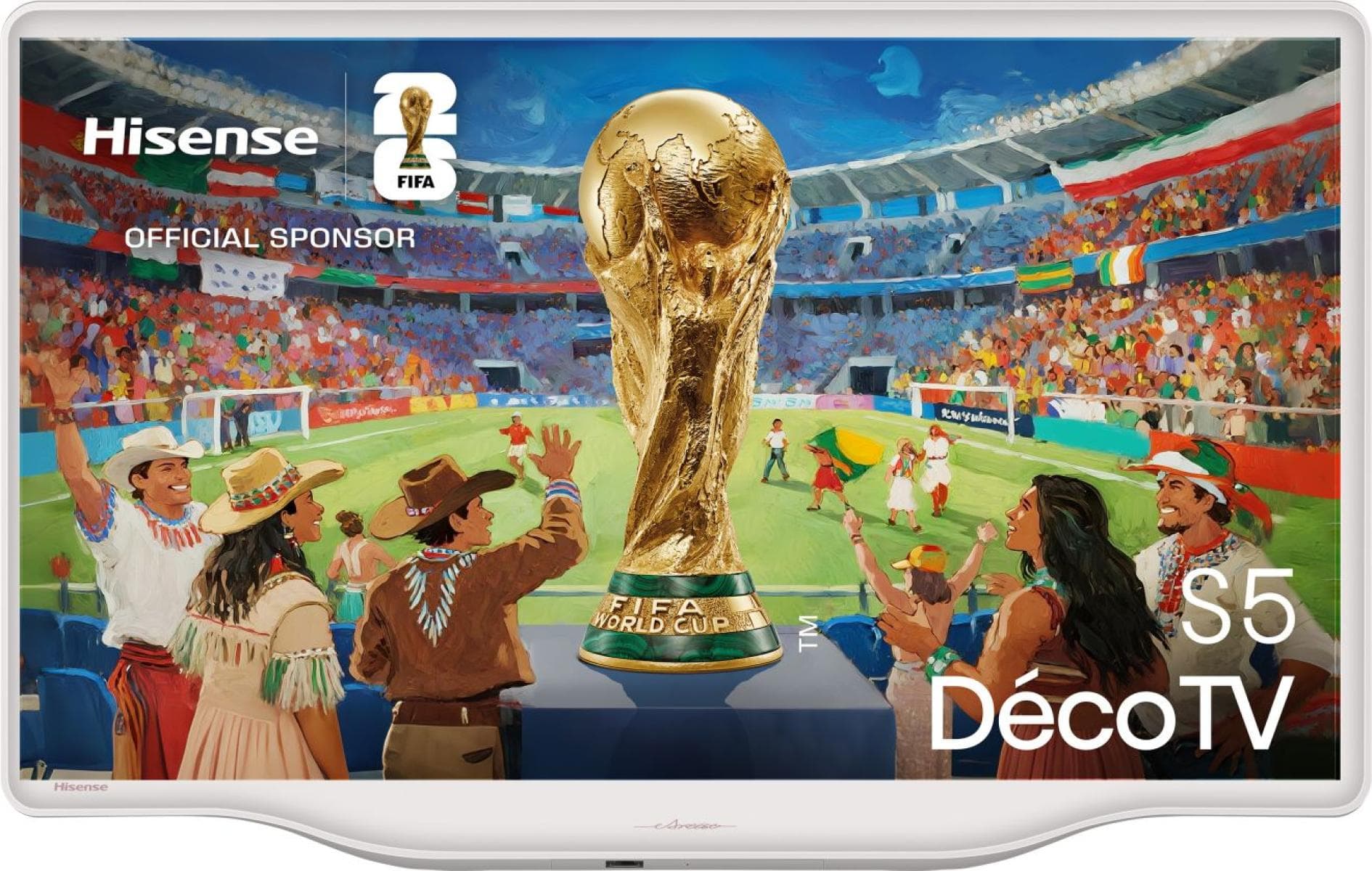Hisense 32S5Q 81,3 cm (32") Full HD Smart TV Wi-Fi Bianco GARANZIA ITALIA