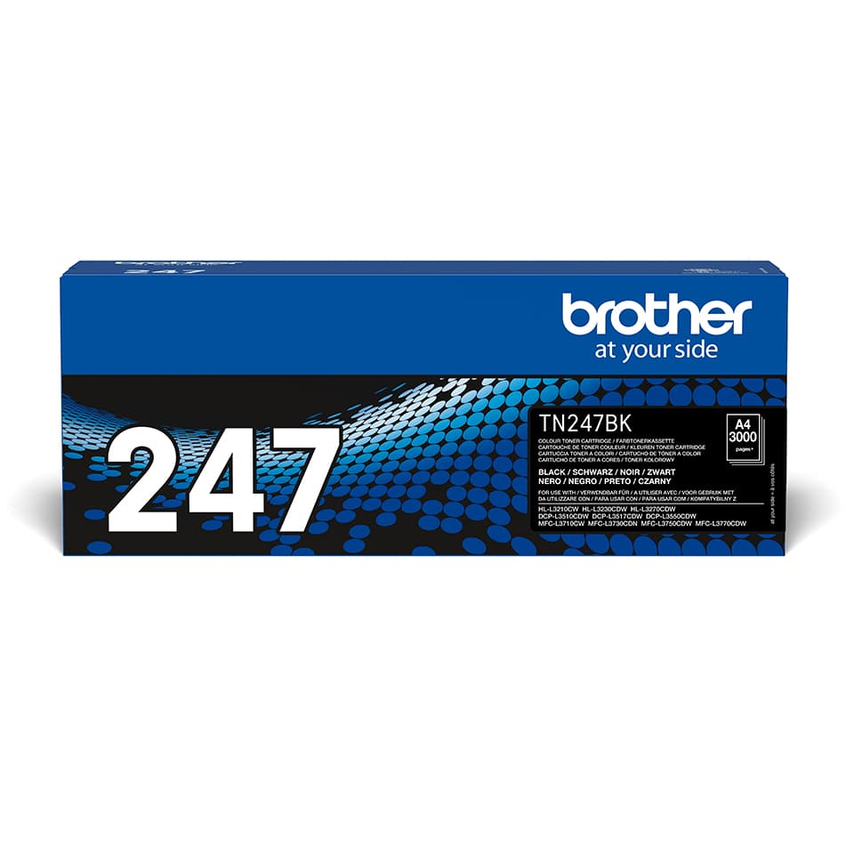 Brother TN-247BK cartuccia toner 1 pz Originale Nero GARANZIA ITALIA