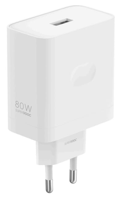 OPPO Caricabatterie SUPERVOOC 80W. Caricatore a Ricarica Rapida USB-A ad una Porta da 80W GARANZIA ITALIA