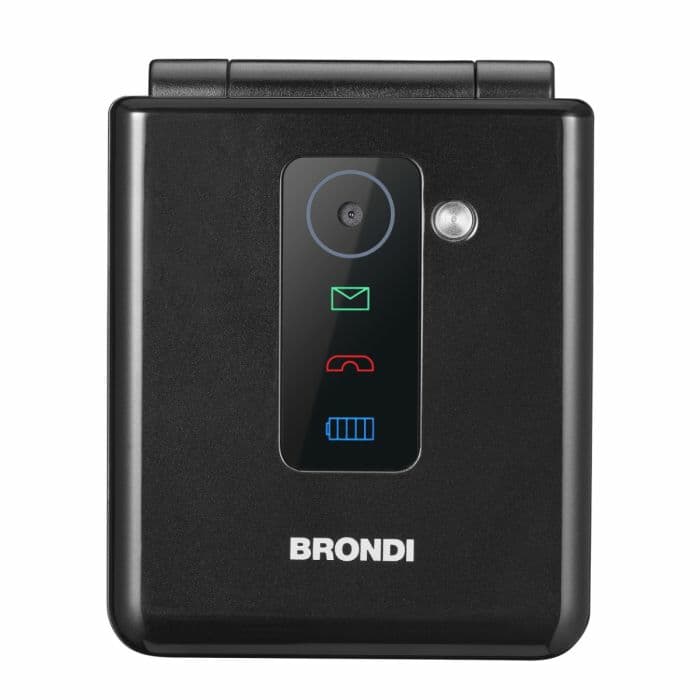 Brondi Flipper 6,1 cm (2.4") Nero Telefono cellulare basico GARANZIA ITALIA