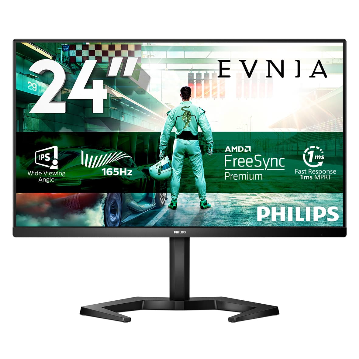 Philips Evnia 24M1N3200ZS/00 Monitor PC 60,5 cm (23.8") 1920 x 1080 Pixel Full HD LCD Nero GARANZIA ITALIA