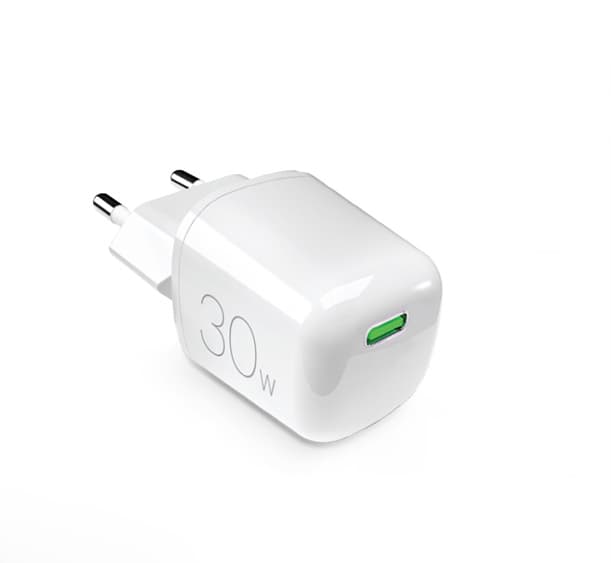 PURO PUFCMTCUSBC30WGWHI Caricabatterie per dispositivi mobili Computer portatile, Smartphone, Tablet Bianco AC Ricarica rapida Interno GARANZIA ITALIA