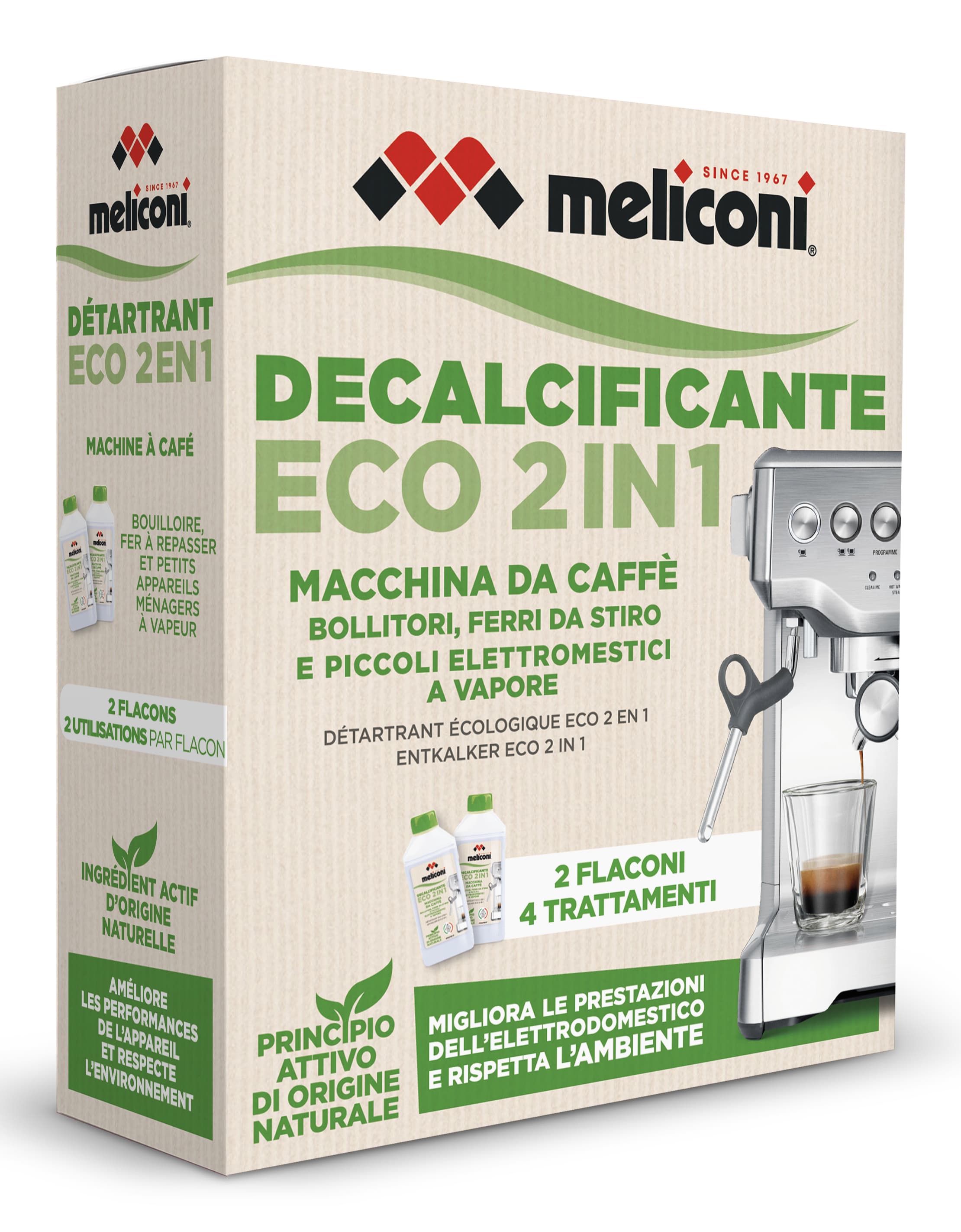 Meliconi Decalcificante Eco 2 in 1 GARANZIA ITALIA