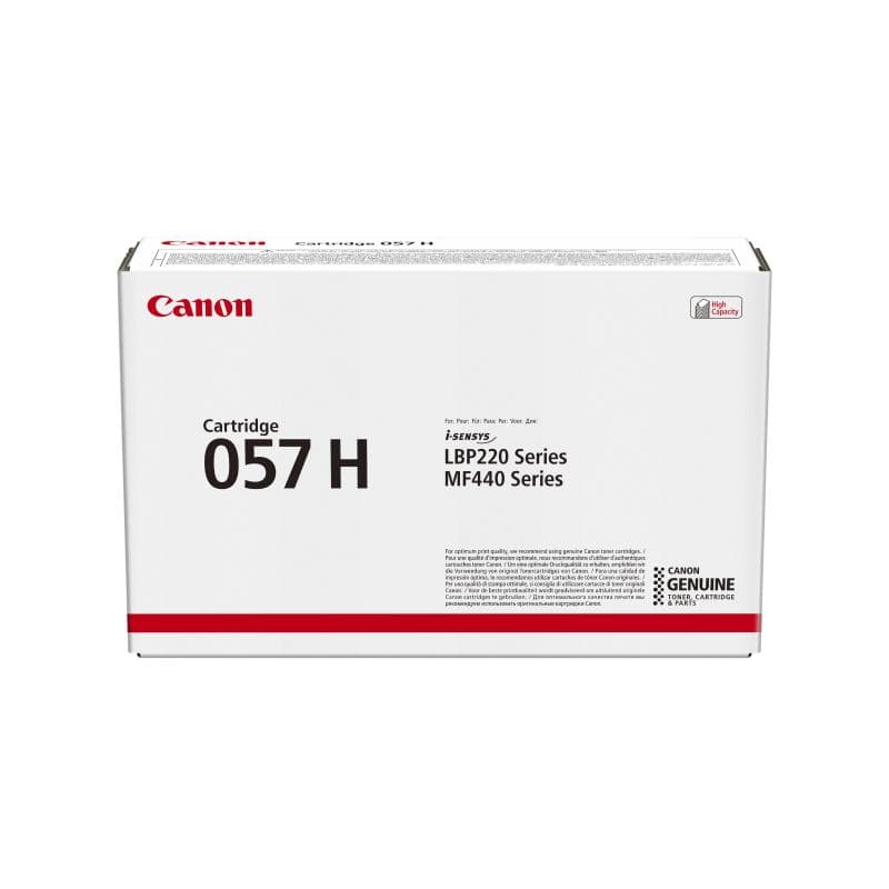 Canon 057 h toner nero per i-sensys lbp223dw/ lbp226dw/ lbp228x/ mf443dw/ mf445dw/ mf446x/ mf449x 10.000 pagine
