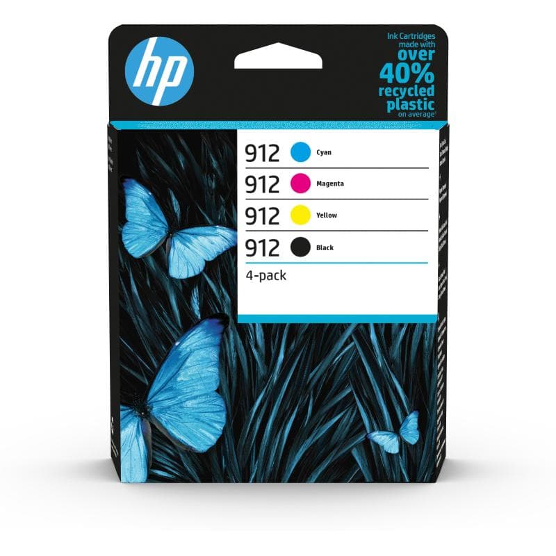 Hp 912 cartuccia originale resa standard nero-ciano-magenta-giallo