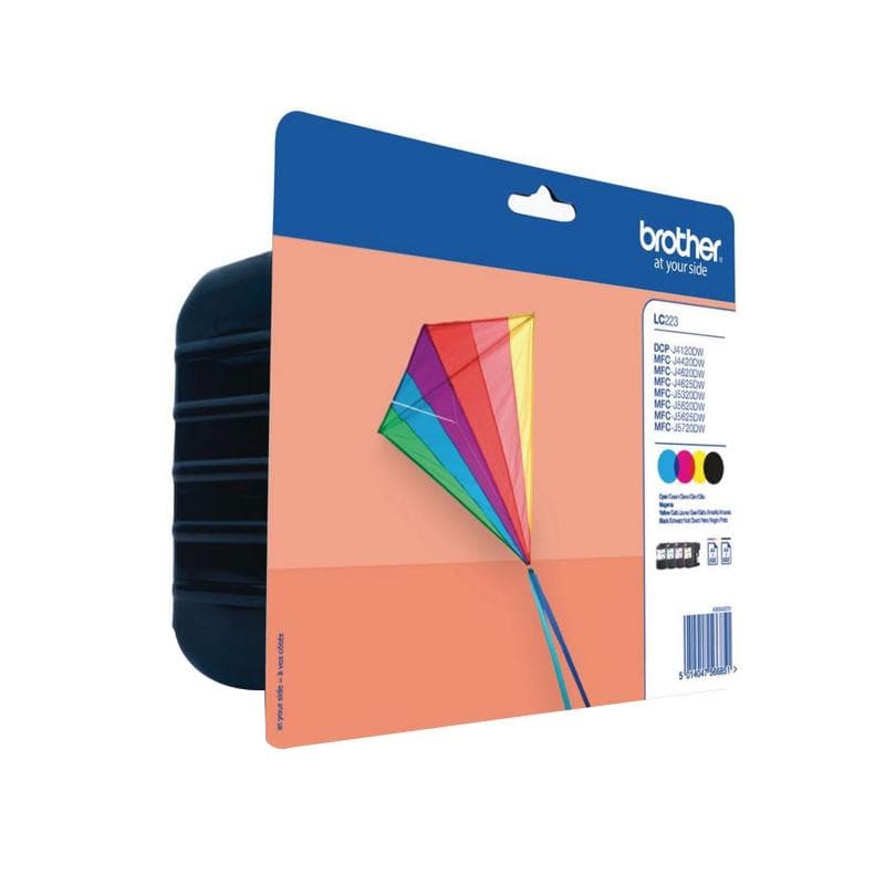Brother multipack lc-223valbp cartucce colore (nero/giallo/magenta/ciano)