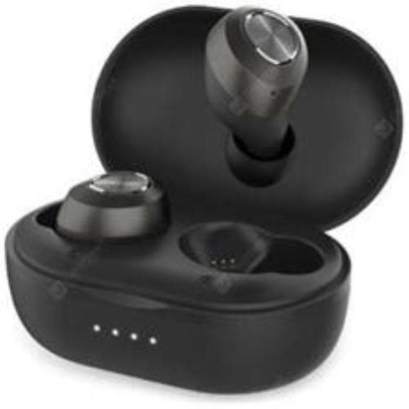 Lenovo ht10 auricolari bluetooth con custodia di ricarica wireless nero