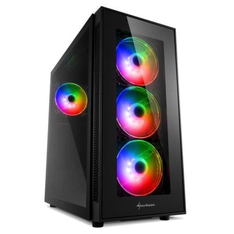 Sharkoon tg5 pro rgb midi tower nero