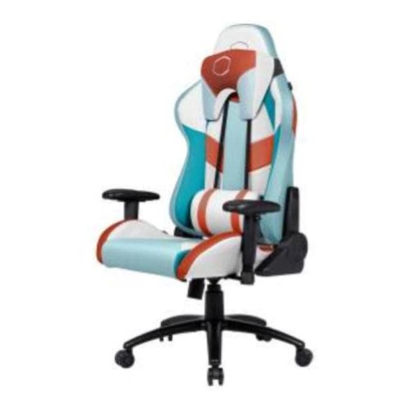 Cooler master caliber r2 sedia da gaming regolabile con braccioli e cuscini ergonomici multicolore
