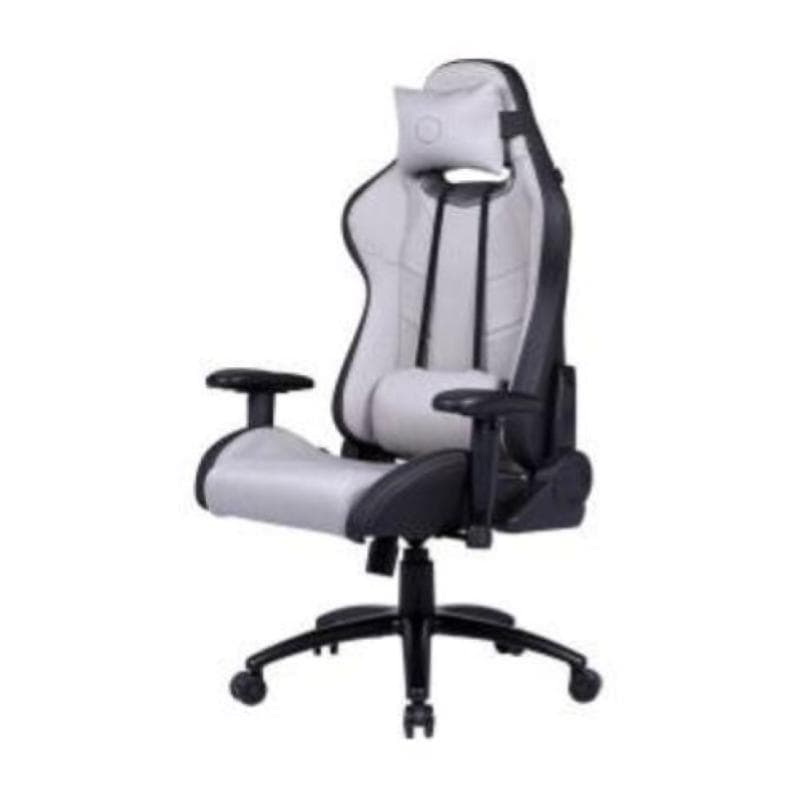 Cooler master caliber r2c sedia da gaming regolabile con braccioli e cuscini ergonomici grigio