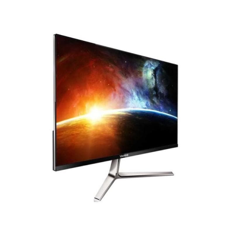 Yashi monitor pioneer s 24``, super slim and frameless, ips, fhd, multimediale, 2ms, 350 cd-m^2, 1000:1, 75hz, vga e hdmi