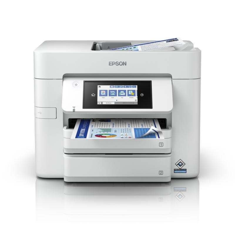 Epson stampante inkjet multifunzione workforce pro wf-c4810dtwf risoluzione 4800 x 2400 dpi a4 bianca